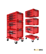 Набір інструментів для ящиків Qbrick System PRO Drawer Workshop Set 3 2.0 RED (5901238258353)