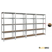 Набор из четырех стеллажей LEOBRO Premium 150 х 280 х 30 см, 150кг/полка, 5 полок (LB-R110Х4)
