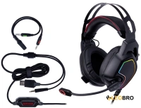 Компьютерная аудио гарнитура Tracer GAMEZONE Raptor V2 RGB (TRASLU46464)