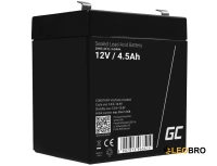 AGM Аккумулятор Green Cell VRLA 4.5Ah 12V (AGM44)