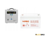 Аварійний комплект Volt Polska SINUS PRO 1500 E 12/230V 1050/1500W + Акумулятор VOLT GELL 110Ah 12V
