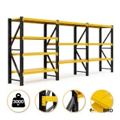 Набор из двух стеллажей LEOBRO Premium 200 х 200 х 50 см, 175кг/полка, 5 полок (LB-R132Х2)