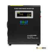 Гібридний ДБЖ/інвертор Volt Polska SINUS PRO 800 W 12/230V 500/800W (3SP098012W)