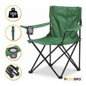 Раскладное туристическое кресло LEOBRO Lite Green (LB-1076)