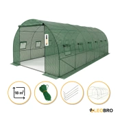 Посилена садова теплиця парник LEOBRO Garden 18м2 Green (LB-G107-GRN)