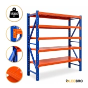 Металлический стеллаж LEOBRO Premium Pro 200 х 200 х 50 см, 300кг/полка, 5 полок (LB-R133)
