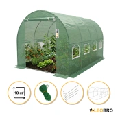 Посилена садова теплиця парник LEOBRO Garden 10м2 Green (LB-G106-GRN)