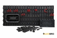 Навісна стінка для інструментів Qbrick System Custom Pegboard Starter Set (5901238262213)