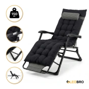 Раскладное кресло кровать с подушкой LEOBRO Striped (LB-FCB-G1-STR)