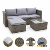 Комплект садових меблів LEOBRO Lounge Set 3-в-1 (LB-1057)