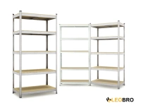 Стеллаж LEOBRO 180 х 270 х 40 см, 175кг/полка, 5 полок (LB-R175-GALX3)