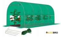 Садова теплиця з вікнами FunFit Garden 9m2 = 450*200*200 (Зелена) (1558)