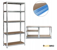 Стелаж LEOBRO Premium 180 х 90 х 30 см, 175кг/полиця, 5 полиць (LB-R103)