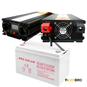 Комплект 4SUN MAXX SINUS 2000 W 12/230V 1000/2000W + VOLT AGM VRLA DEEP CYCLE 110Ah 12V