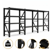 Металлический стеллаж LEOBRO Premium Pro 200х600х50 см (300 кг/полка, 10 полок, 3 секции, LB-R131)