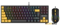 Комплект (клавиатура + мышь) Tracer GAMEZONE HORNET87 USB (TRAKLA47396)