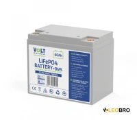 Акумулятор Volt Polska LiFePO4 12,8V 60Ah (60A) + BMS (6AKLI06012)