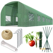 Посилена садова теплиця парник Plonos 18м2 Green 6х3м (4918-В)
