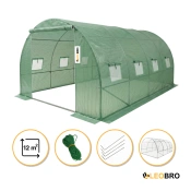 Велика садова теплиця 12м² LEOBRO Green  (LB-G104-GRN)