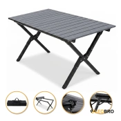 Прочный раскладной туристический стол LEOBRO Camp Black L (LB-1068) Прочный раскладной туристический стол LEOBRO Camp Black L (LB-1068)