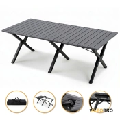 Раскладной туристический стол LEOBRO Camp Black XL (LB-1070)