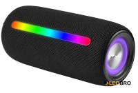 Блютуз колонка Tracer Stripe TWS Black 10W (TRAGLO47182)
