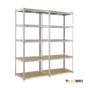 Cтелаж FunFit 180 х 180 х 40 см, 200кг/полиця, 5 полиць