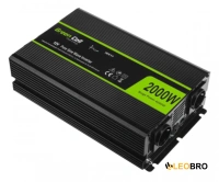 Автомобильный инвертор Green Cell 12V на 230V 2000W/4000W (INV11) Чистий синус