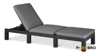 Шезлонг Keter DAYTONA DELUXE (Графит) (3179)